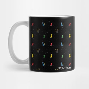 Go Voltron Kitties Pattern Mug